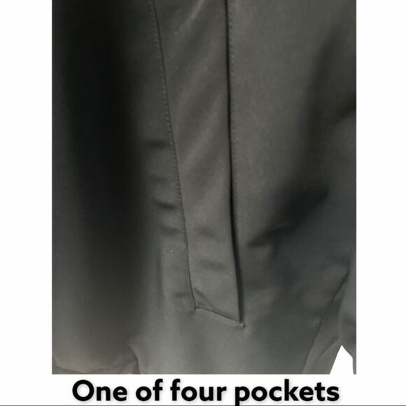 Liz Claiborne Black Heavy Cinch Winter Jacket Size Large - Picture 9 of 16